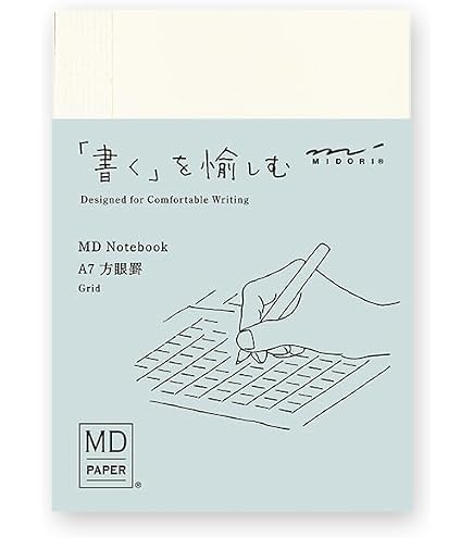 Amazon.com : Midori 15344006 Notebook, MD Notebook, A7, Unruled